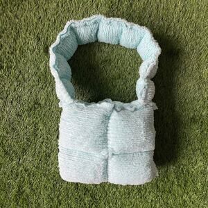 Baby Blue Puffer Bag
